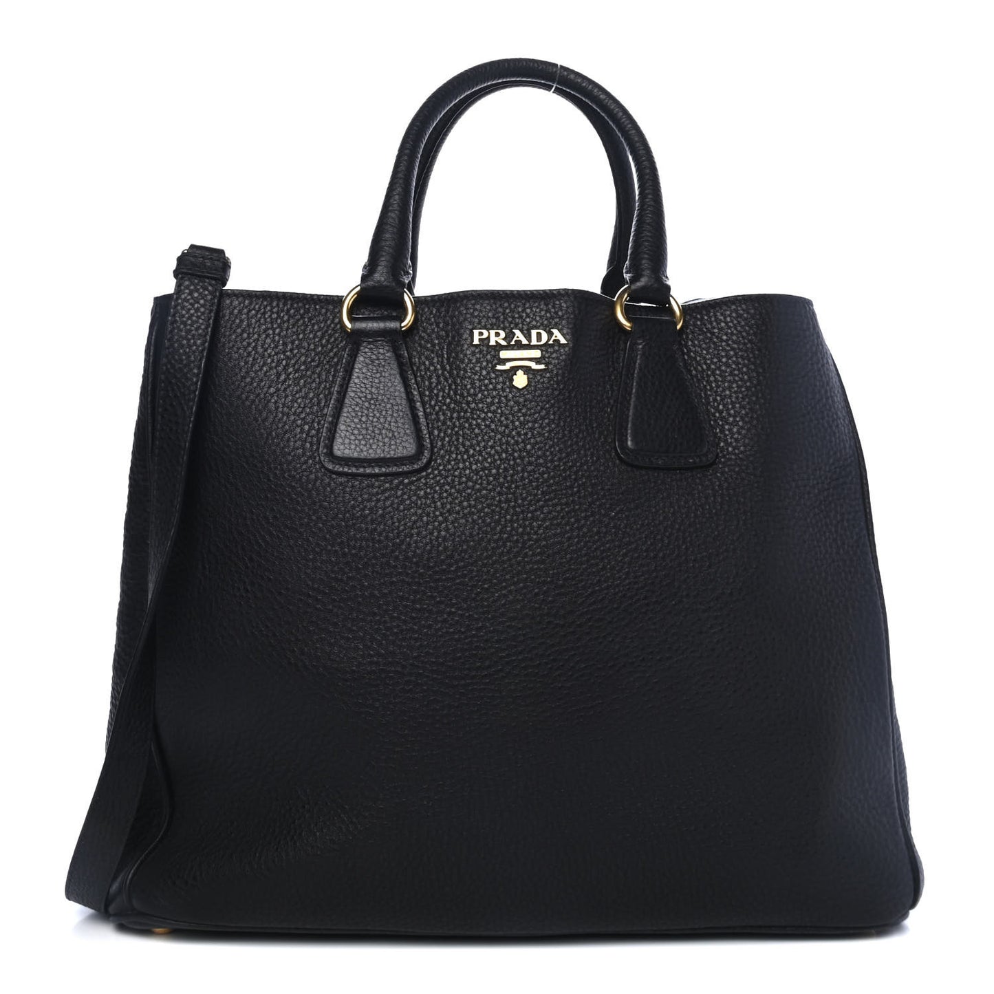 Vitello Daino Tote Black