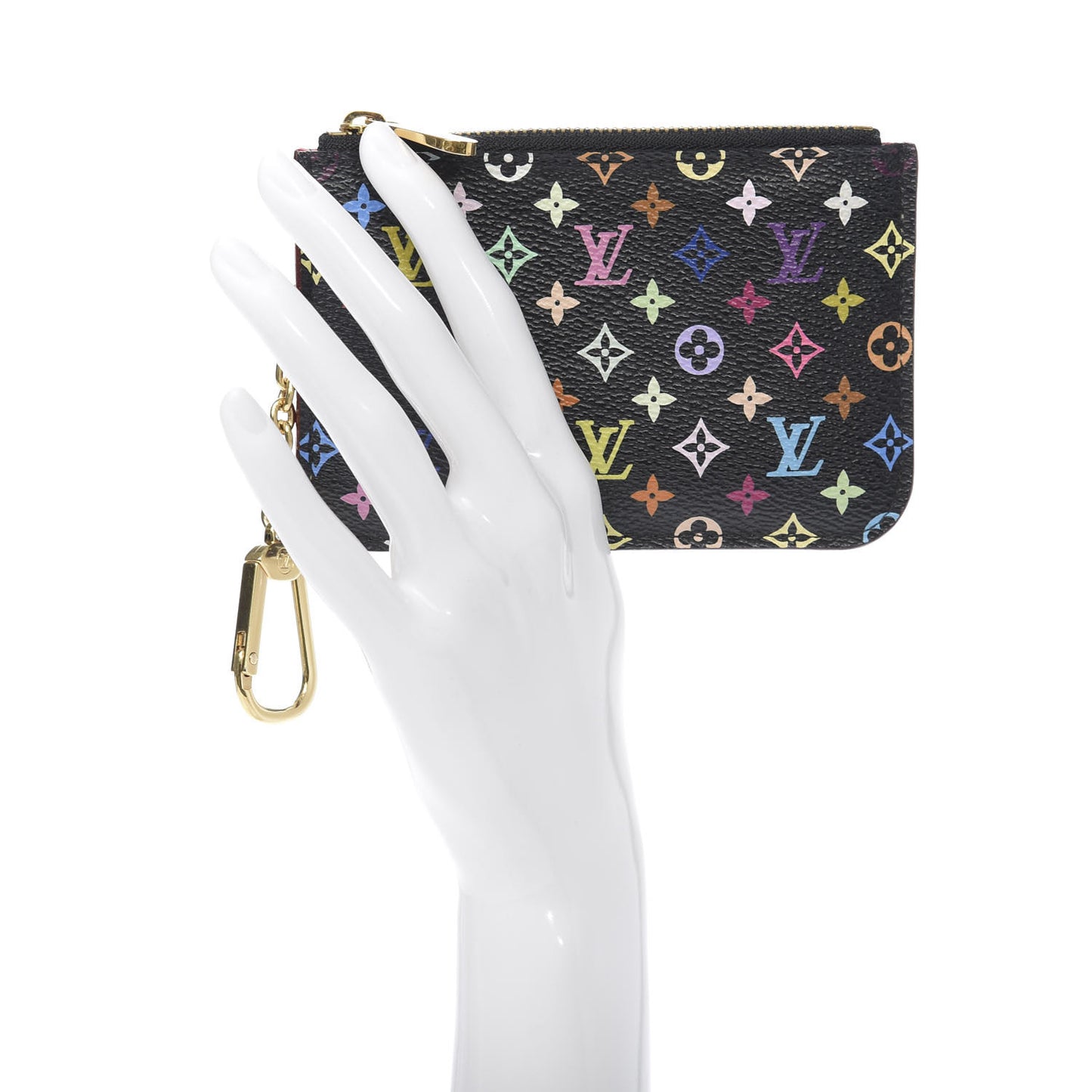 Monogram Multicolor Key Pouch Black Grenade