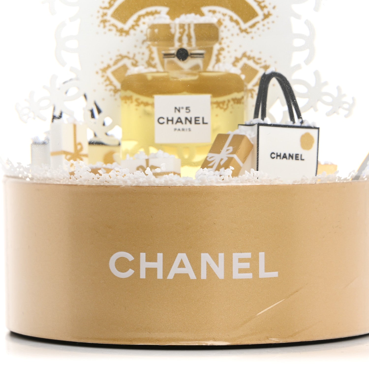 Chanel Glass N°5 Perfume Bottle Snow Globe 6 of 7