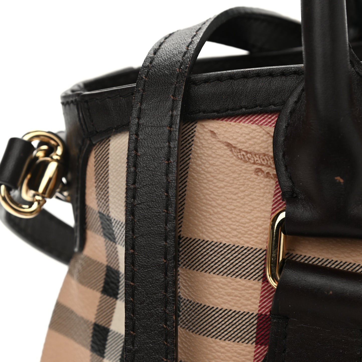 Haymarket Check Medium Tote Black