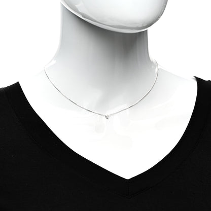 Cartier 18K White Gold Diamond XS D'Amour Pendant Necklace 2 of 5