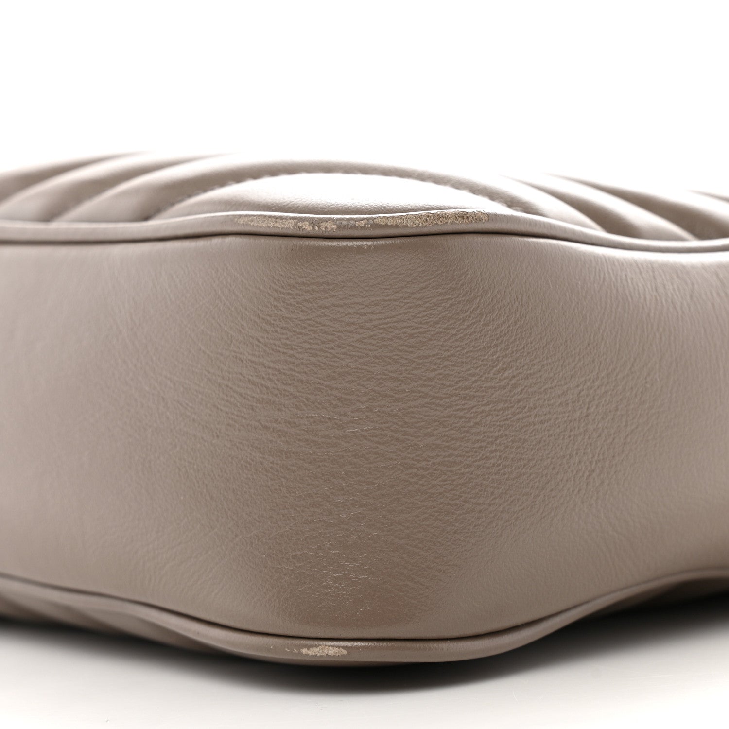Saint Laurent Calfskin Matelasse Monogram Lou Camera Bag Taupe 10 of 15