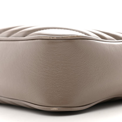 Saint Laurent Calfskin Matelasse Monogram Lou Camera Bag Taupe 10 of 15
