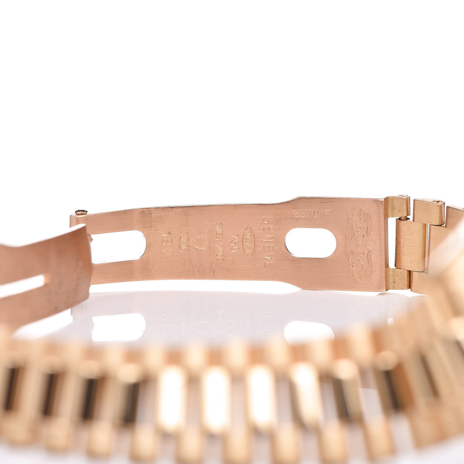 Rolex 18K Yellow Gold Diamond 26mm Datejust President Watch Champagne 69138 5 of 6