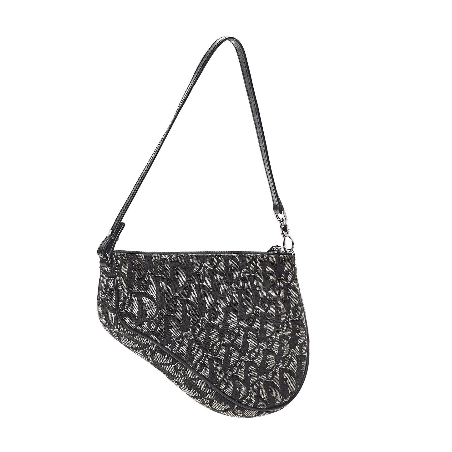 Monogram Mini Saddle Pochette Black