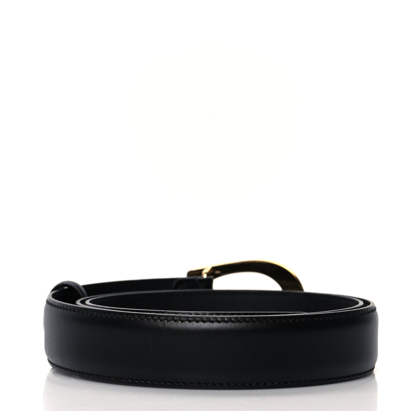 Selleria Calfskin G 30mm Belt 95 38 Black