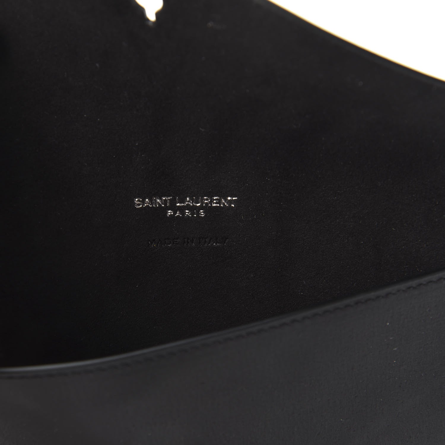 Saint Laurent Calfskin Passport Holder Black 7 of 9