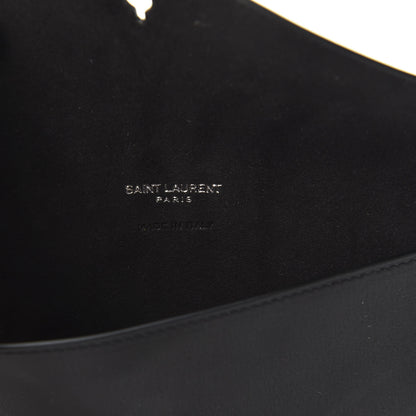 Saint Laurent Calfskin Passport Holder Black 7 of 9