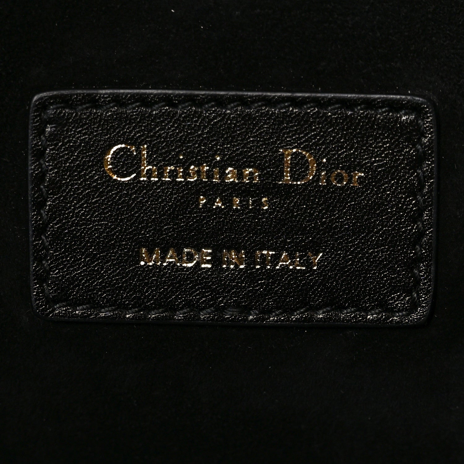 Christian Dior Calfskin Archicannage Large Essential Tote Black 6 of 11