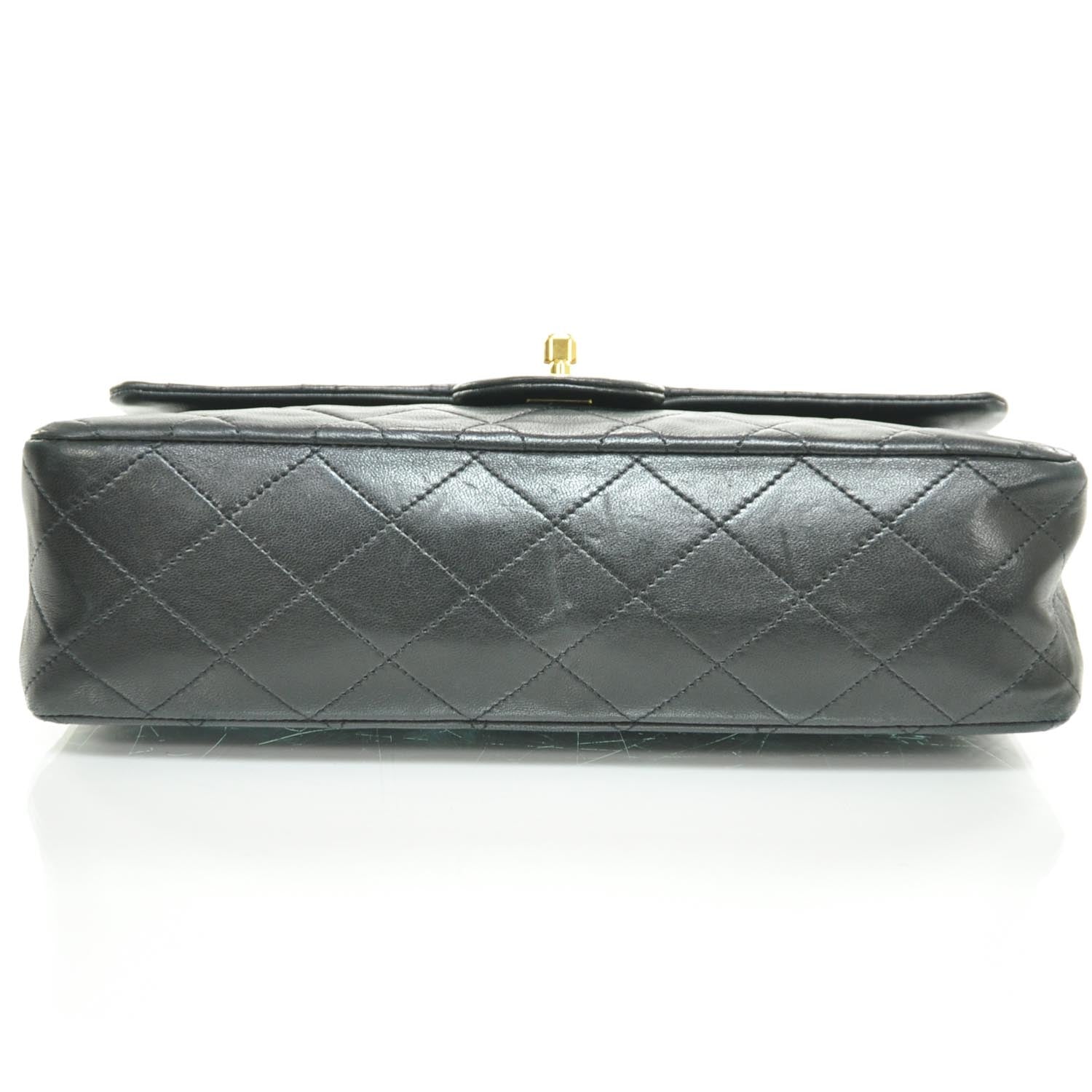 Chanel Lambskin Medium Double Flap Black 4 of 11