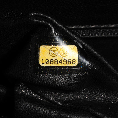 Chanel Deerskin Luxe Ligne Large Bowler Black 6 of 7
