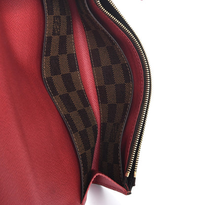 Louis Vuitton Damier Ebene Emilie Wallet Red 5 of 8