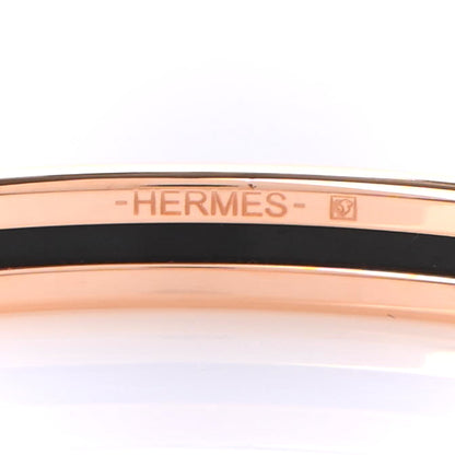 Hermes Enamel Printed Extra Narrow Bracelet 65 4 of 5