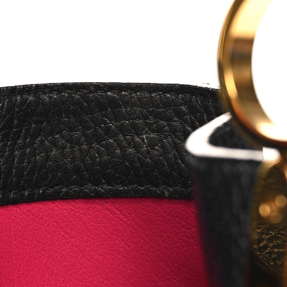 Louis Vuitton Taurillon Capucines GM Black Fuchsia 11 of 11