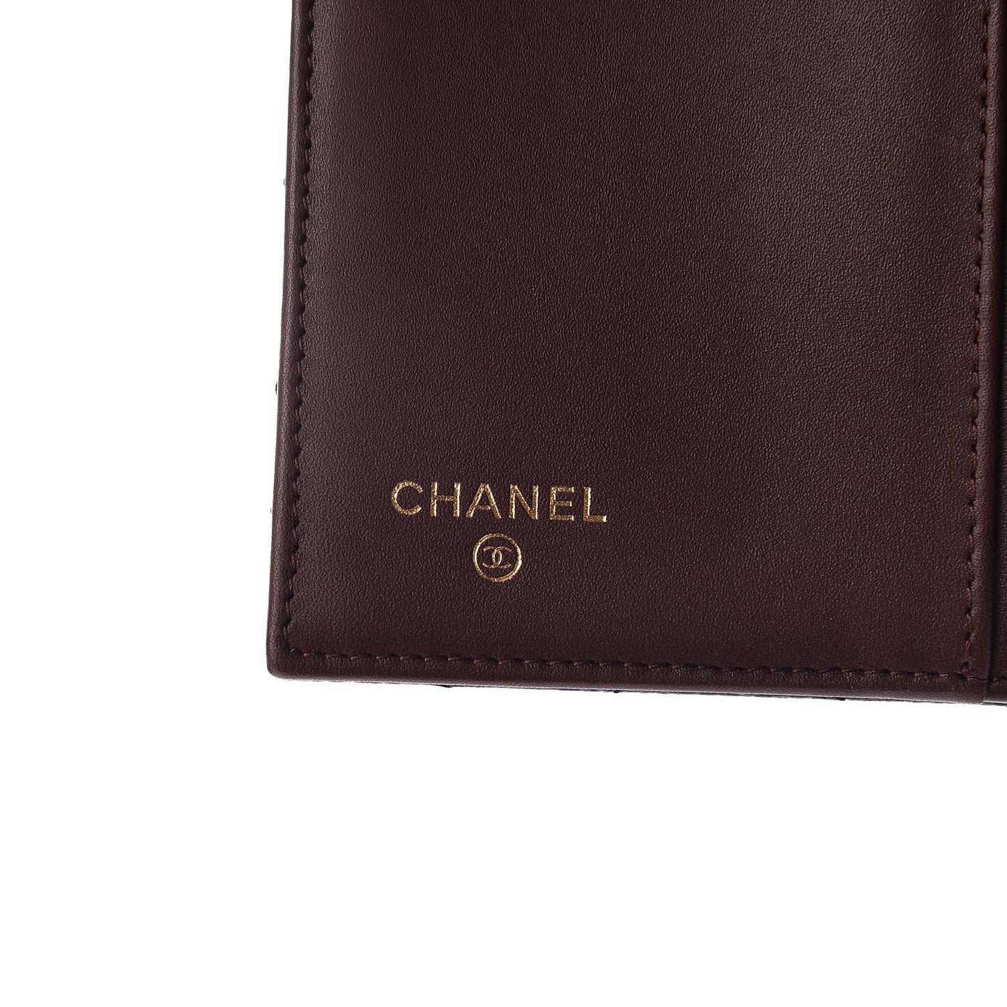 Caviar Quilted Long Flap Wallet Black