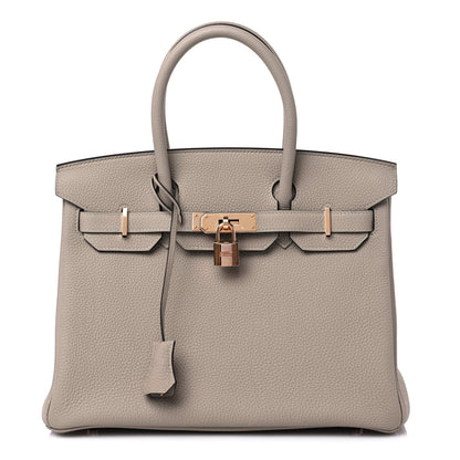 Hermes Togo Birkin 30 Gris Tourterelle 1 of 9