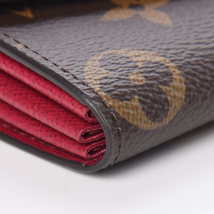 Louis Vuitton Monogram Sarah Multicartes Fuchsia 8 of 9
