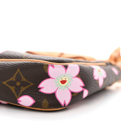 Louis Vuitton Monogram Cherry Blossom Pochette Accessories Brown 12 of 13