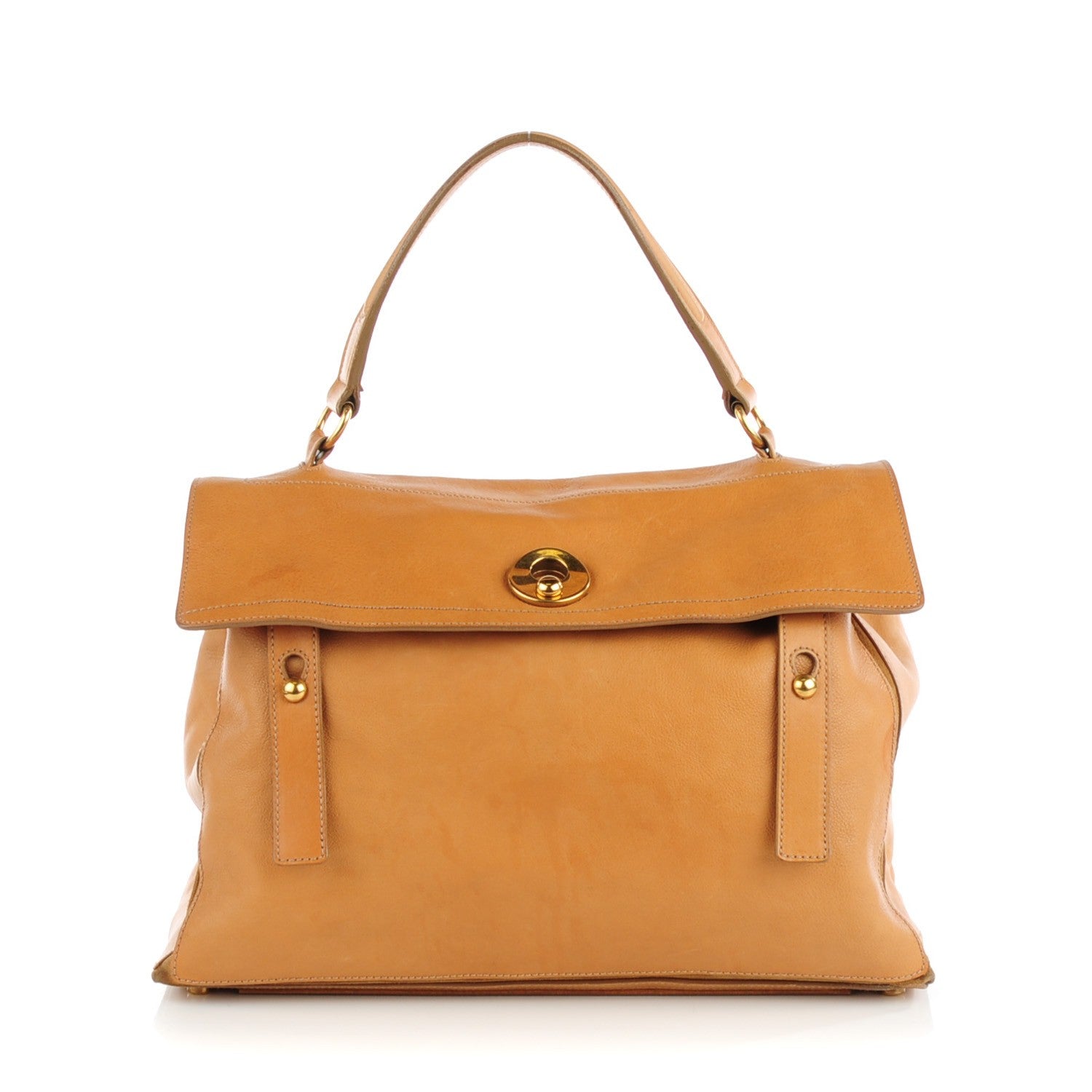 Saint Laurent Calfskin Suede Large Muse Two Camel 1 of 9