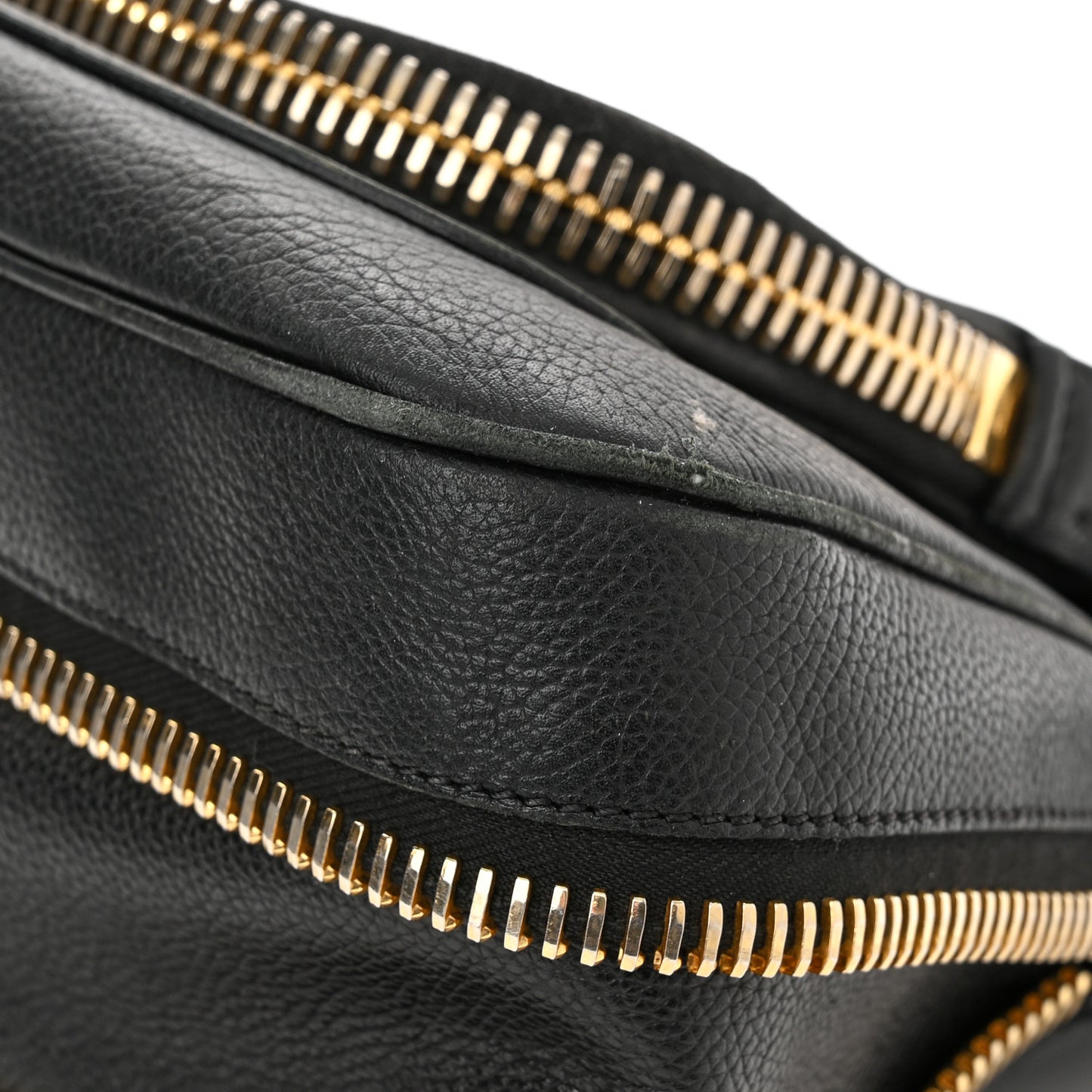 Grained Calfskin Medium Jennifer Crossbody Bag Black