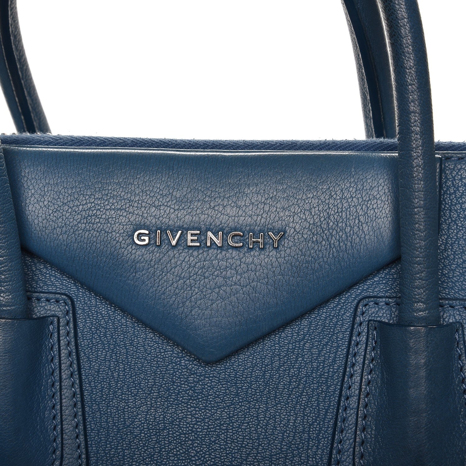 Givenchy Sugar Goatskin Medium Antigona Medium Blue 9 of 13