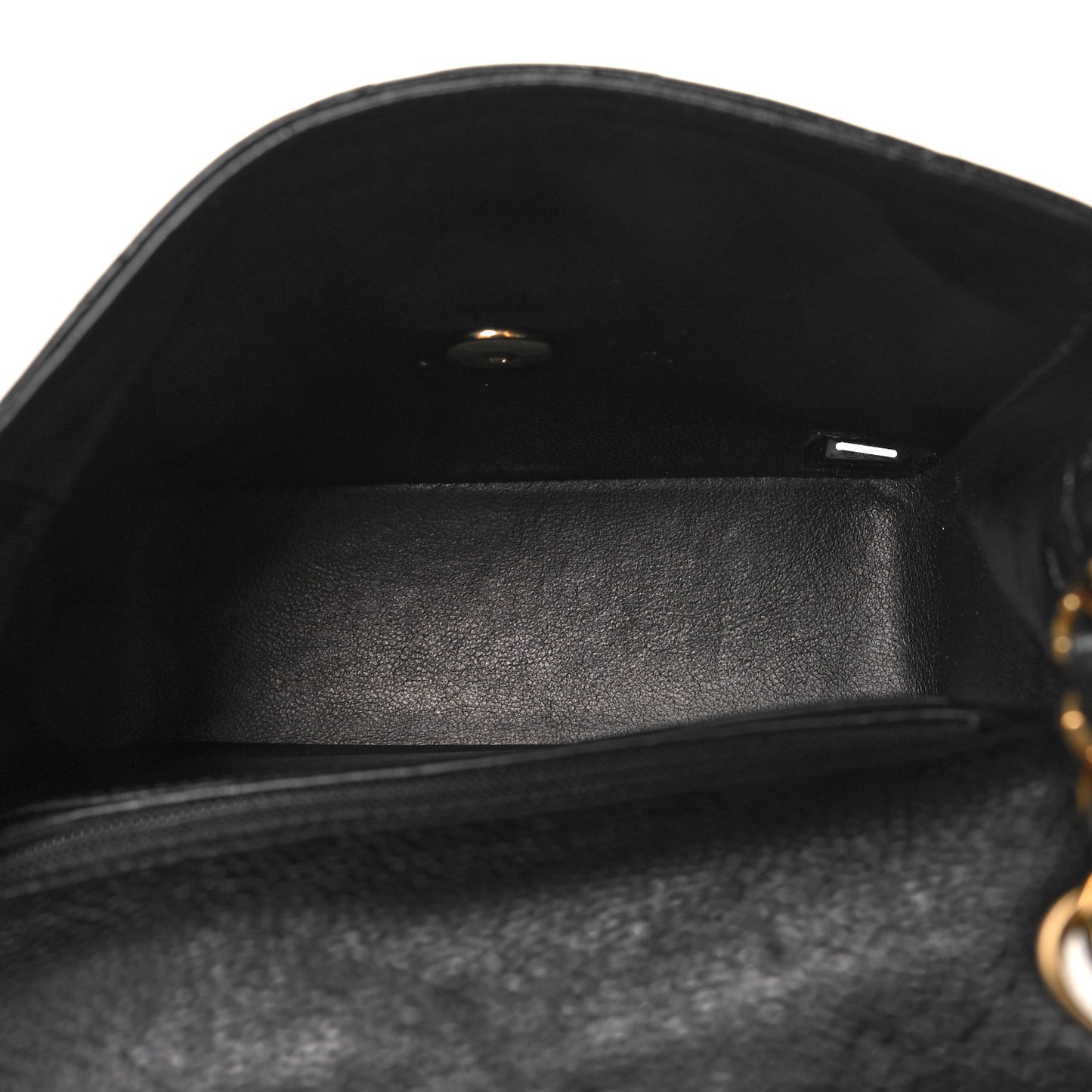 Caviar Quilted Mini Square Flap Black