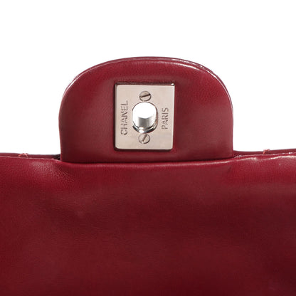 Chanel Patent Quilted Clutch Flap Red 5 of 8