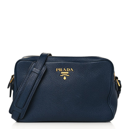 Prada Vitello Phenix Camera Bag Baltico 1 of 10