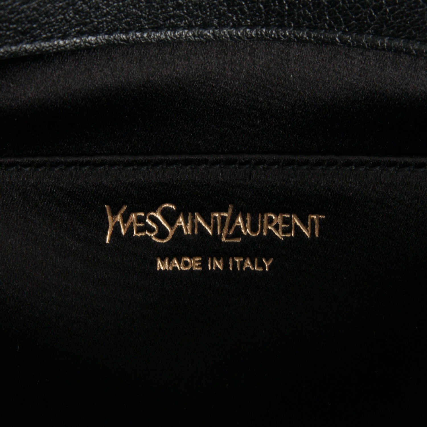 Saint Laurent Calfskin Monogram Large Belle De Jour Clutch Black 6 of 7