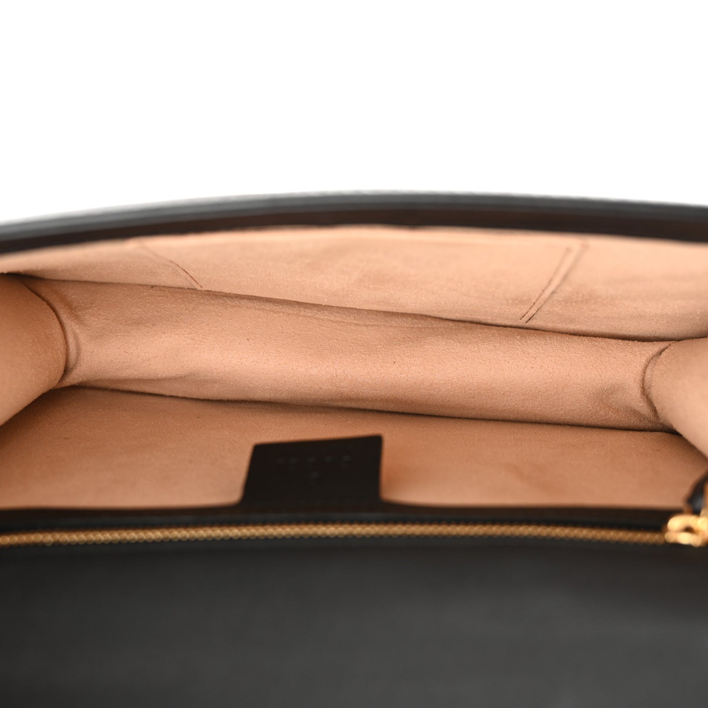 Velvet GG Monogram Web Small Sylvie Shoulder Bag Brown Black Oro Vecchio