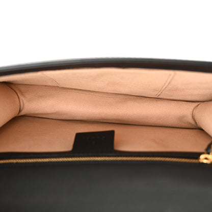 Gucci Velvet GG Monogram Web Small Sylvie Shoulder Bag Brown Black Oro Vecchio 5 of 11