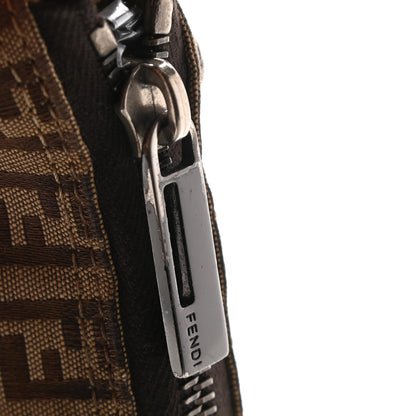 Fendi Zucchino Pochette Dark Brown 15 of 15