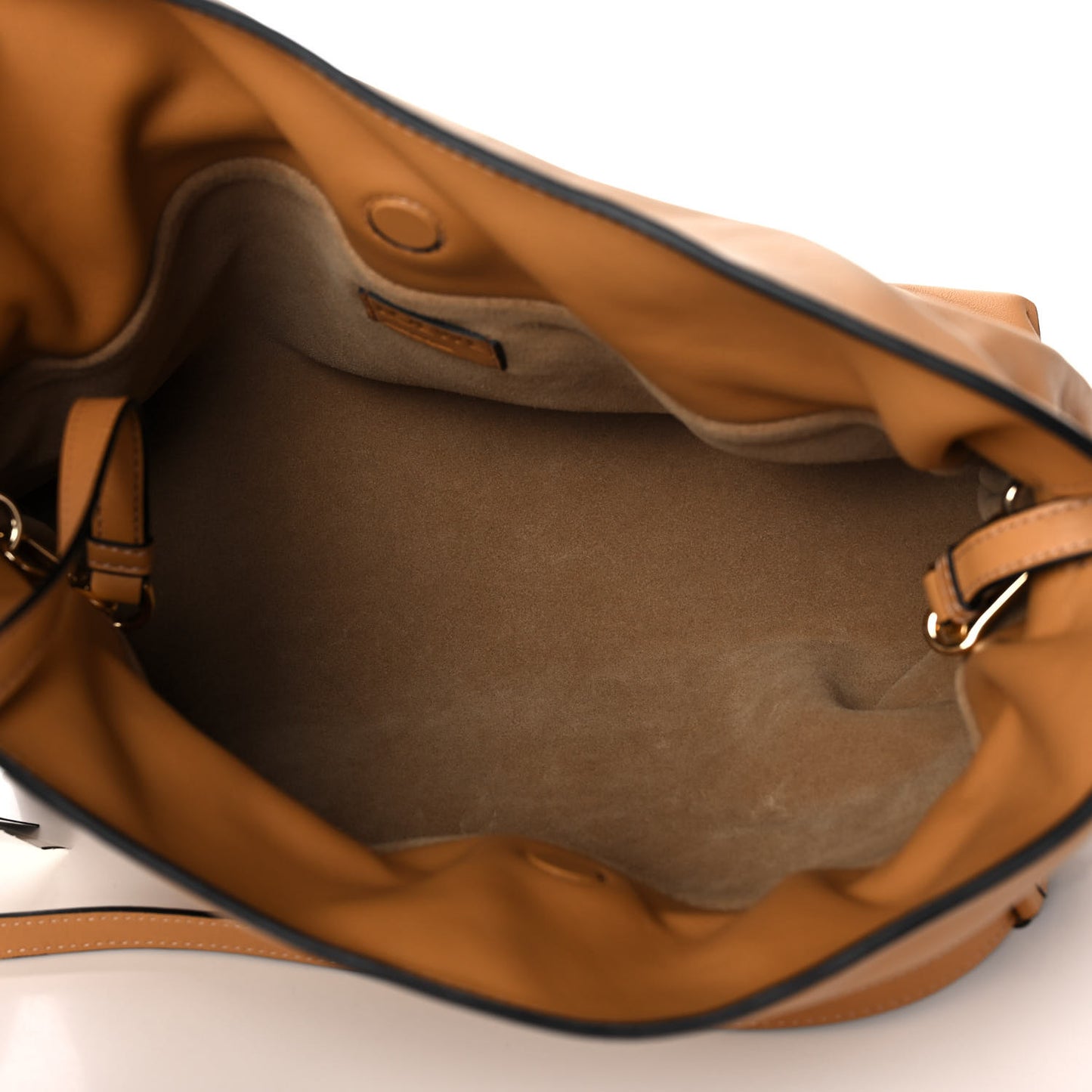 Calfskin Mini Flamenco Knot Clutch Warm Desert