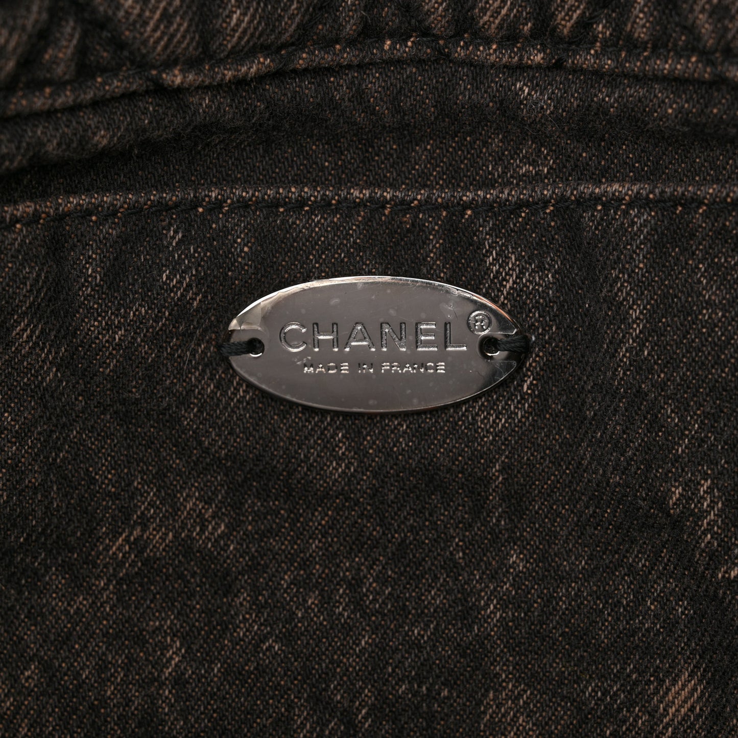 Denim Quilted Denimpression Flap Rose Clair