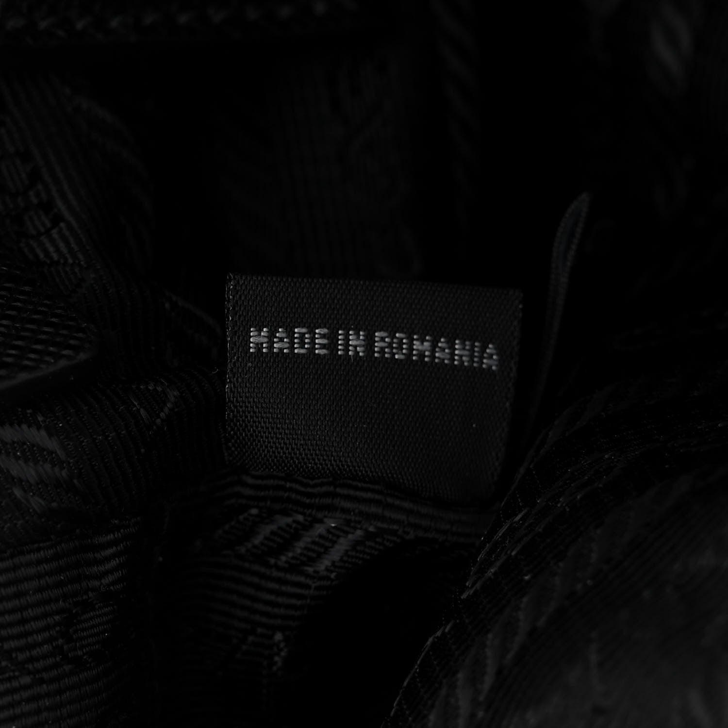 Prada Tessuto Nylon Saffiano Logo Camera Bag Black 7 of 11