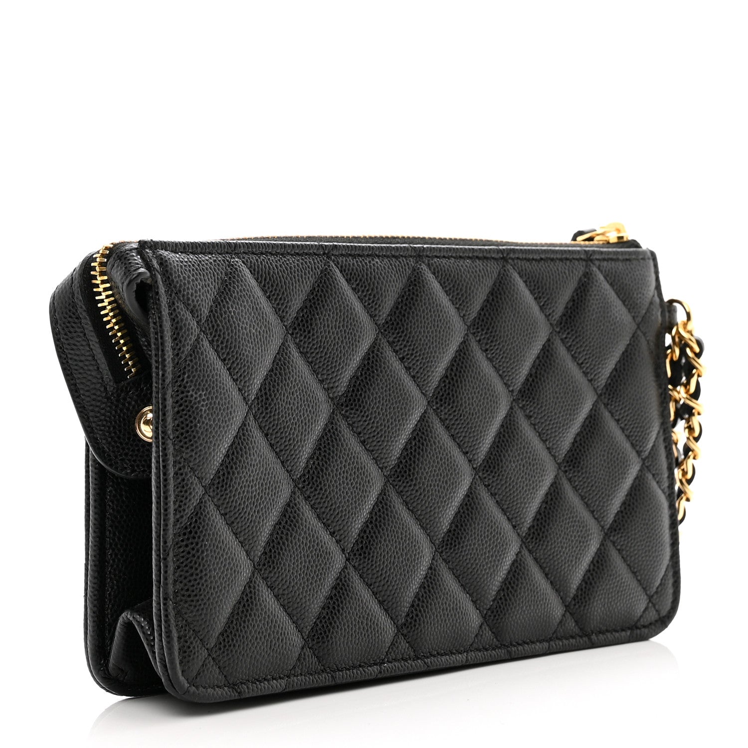 Chanel Caviar Quilted Polly Pocket Pouch Black 3 of 7