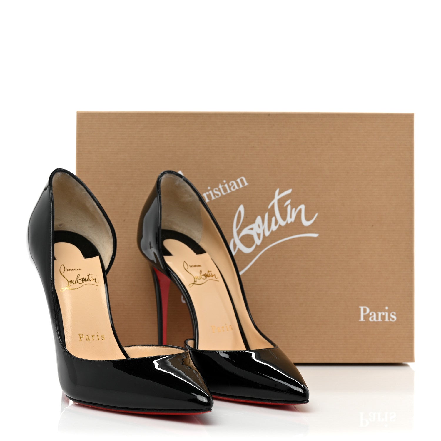 Christian Louboutin Patent Iriza 100 Pumps 37 Black 14 of 14