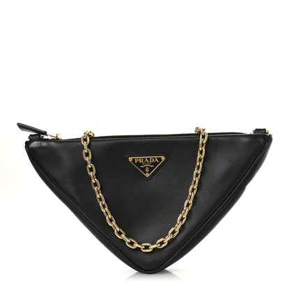 Prada Nappa Triangle Pouch Black 1 of 11