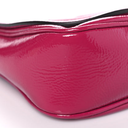 Gucci Vernice Naplack Small Soho Flap Crossbody Bright Bougainvillea 8 of 9