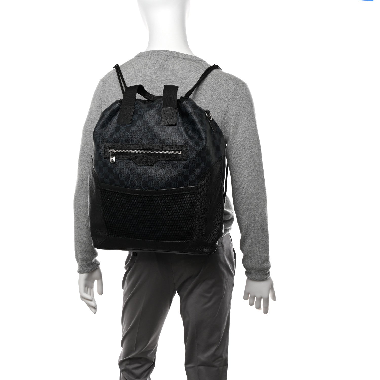 Louis Vuitton Damier Cobalt Matchpoint Hybrid Backpack 2 of 9