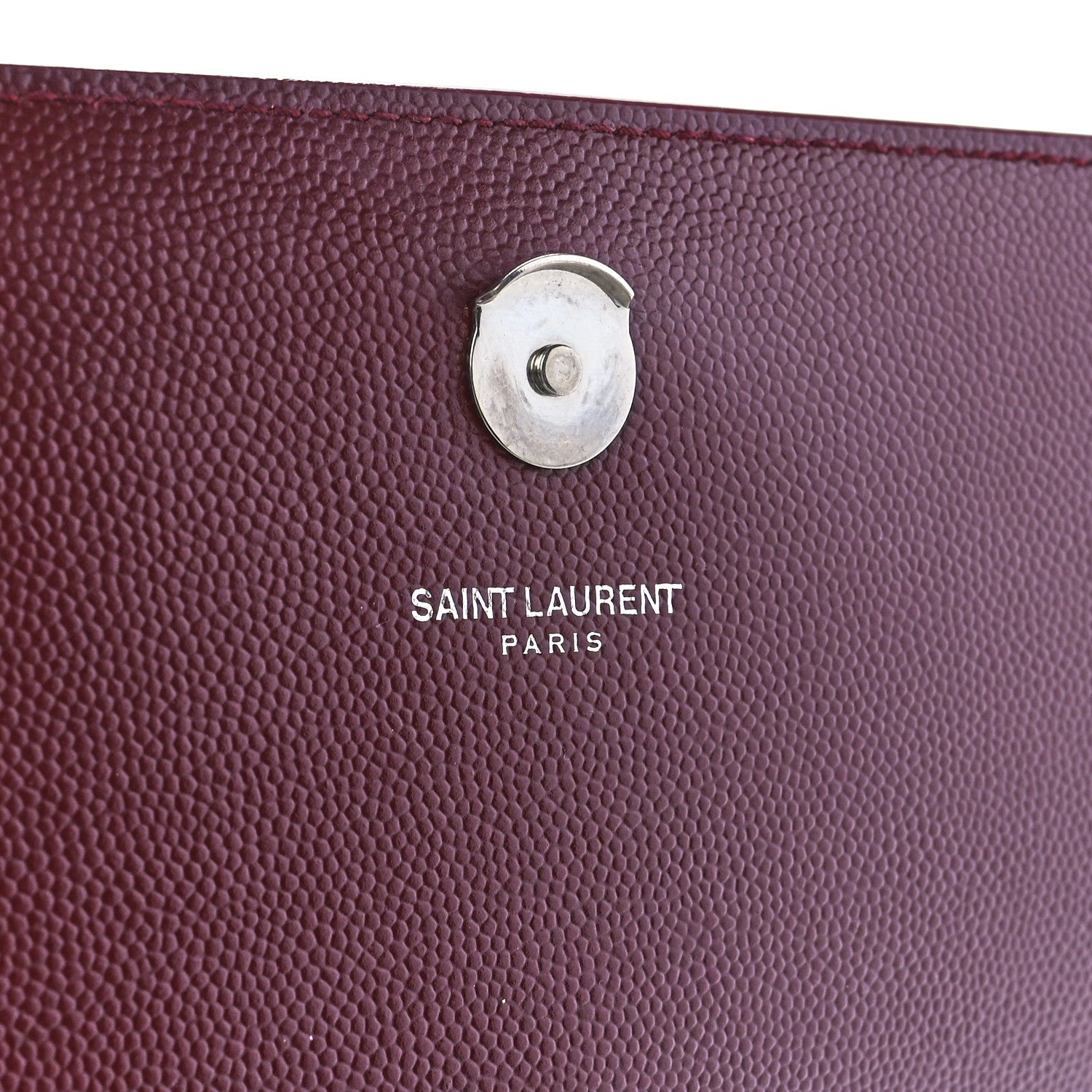 Saint Laurent Grain De Poudre Medium Monogram Kate Satchel Dark Red 8 of 12