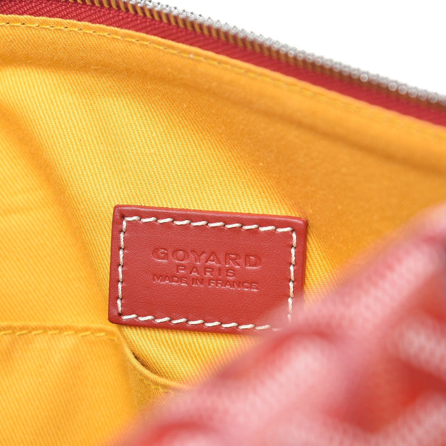 Goyardine Boeing 25 Trousse de Toilette Red