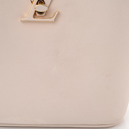 Louis Vuitton Grained Calfskin Lock and Walk Bucket Quartz 15 of 15