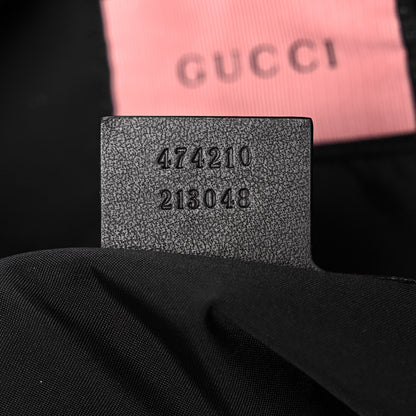 Gucci Calfskin Small GucciGhost Drawstring Backpack Black 7 of 13
