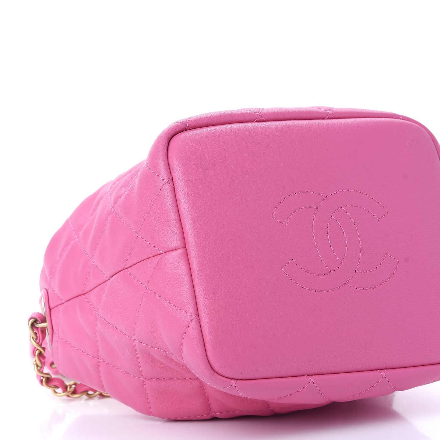 Lambskin Quilted Small Perfect Meeting Hobo Pink