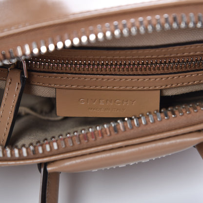 Givenchy Shiny Lord Calfskin Mini Antigona Dark Beige 6 of 11