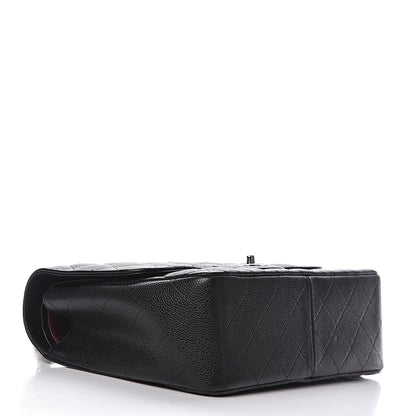 Chanel Caviar Quilted Jumbo Double Flap Black 4 of 11