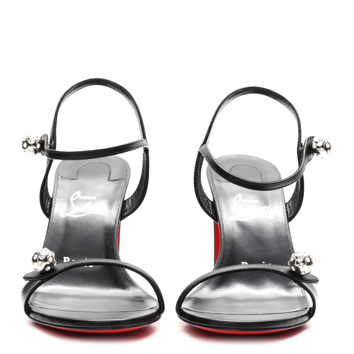 Christian Louboutin Nappa Atmospheria 85 Sandals 39 Black 3 of 9
