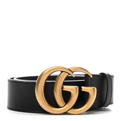 Gucci Calfskin Double G 40mm Belt 80 32 Black 1 of 5