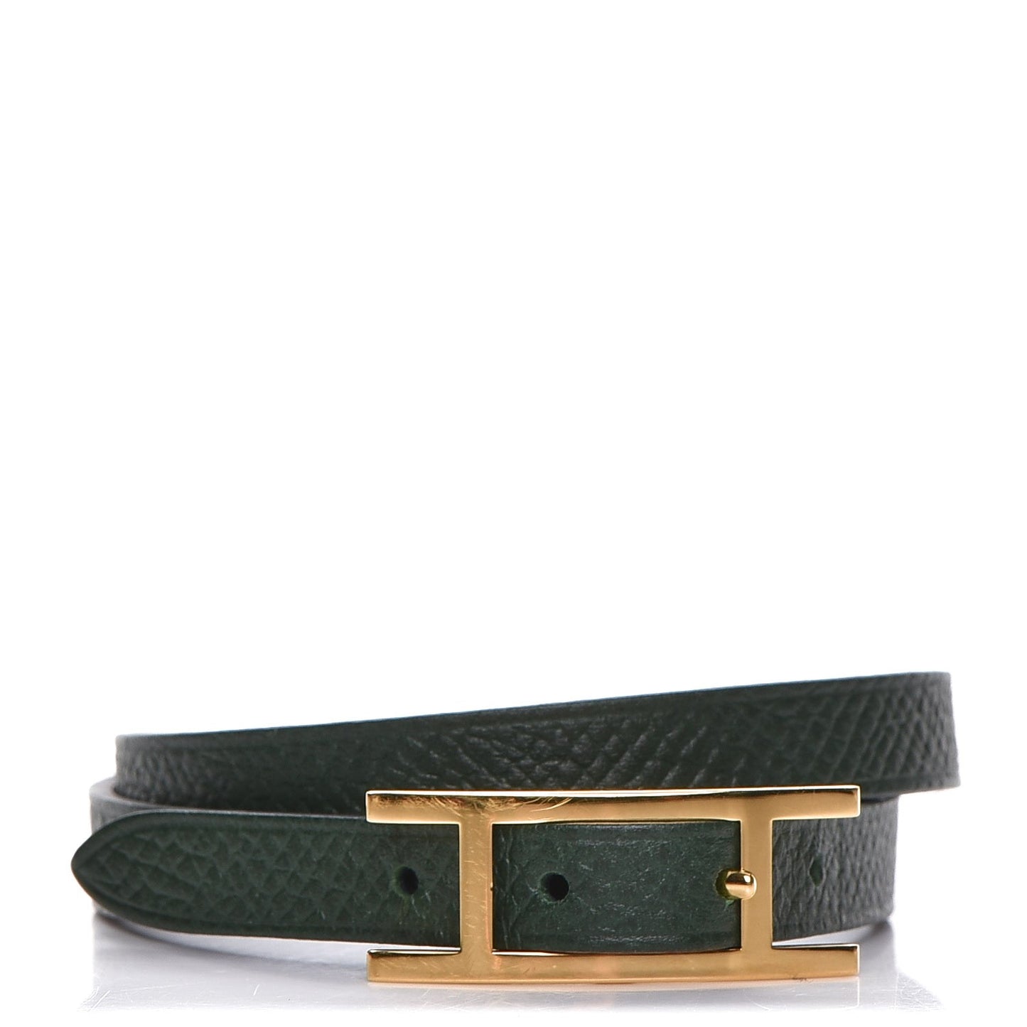 Epsom Behapi Double Tour Bracelet S Bleu Saphir Vert Anglais